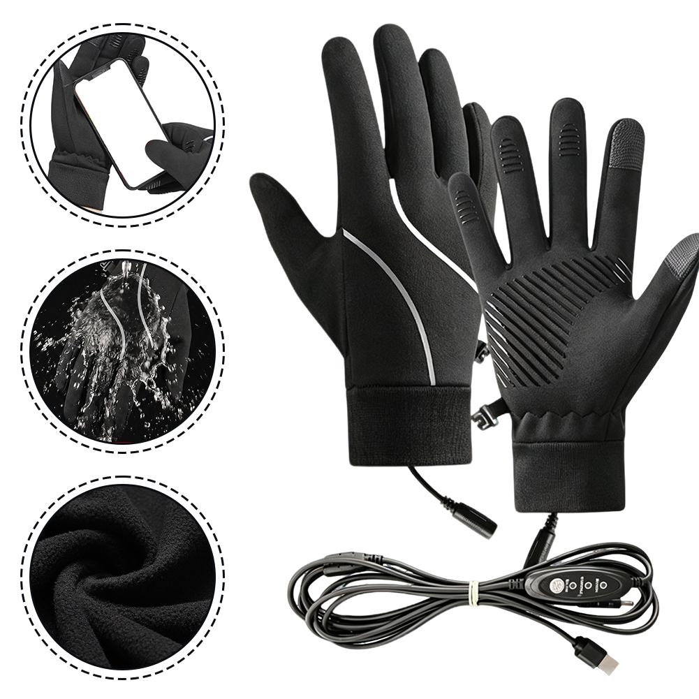 Heated Gloves Electric - Rękawice z funkcją podgrzewania, ładowane, zimowe,