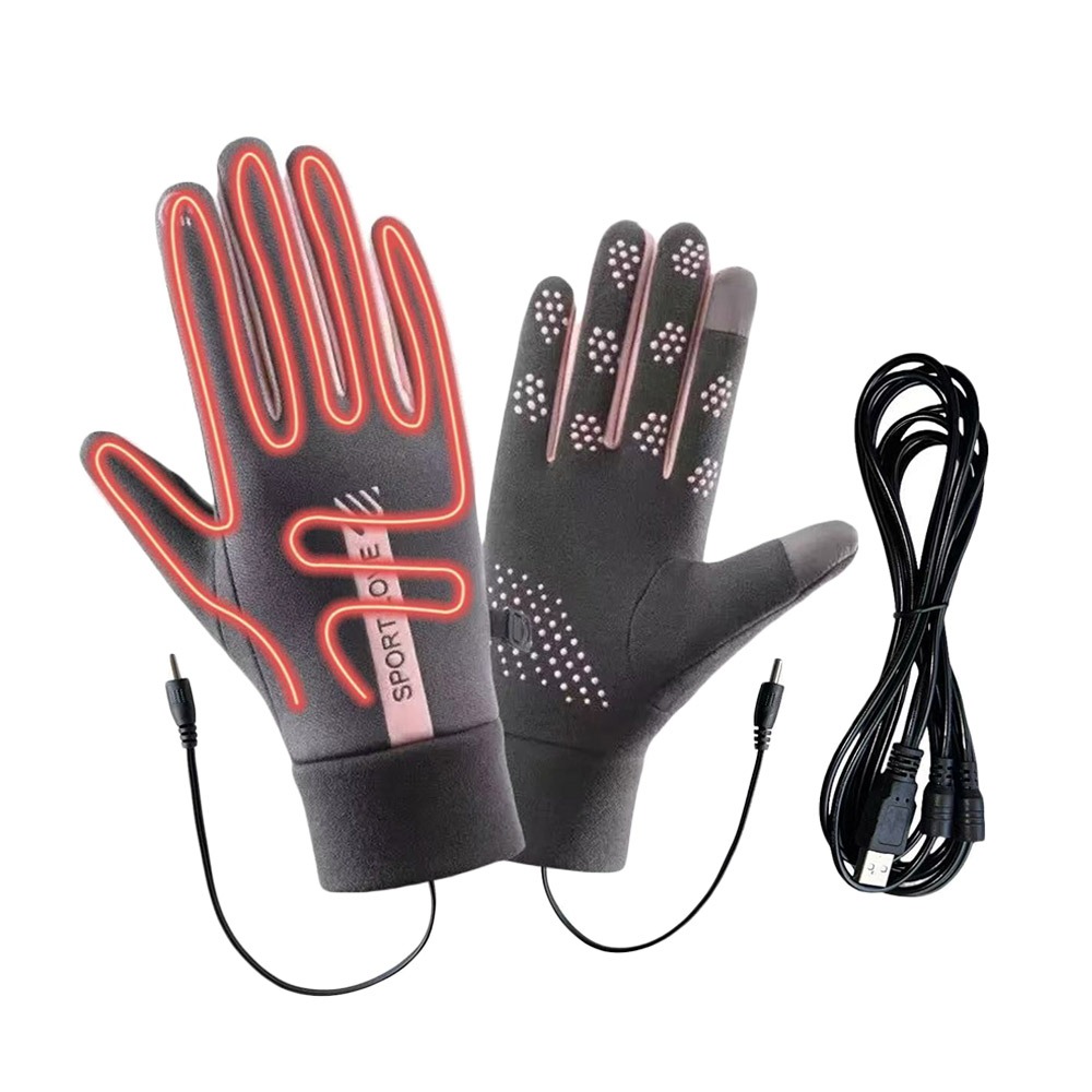 Heated Gloves Electric - Kreatywne zimowe rękawiczki USB z podgrzewaniem,