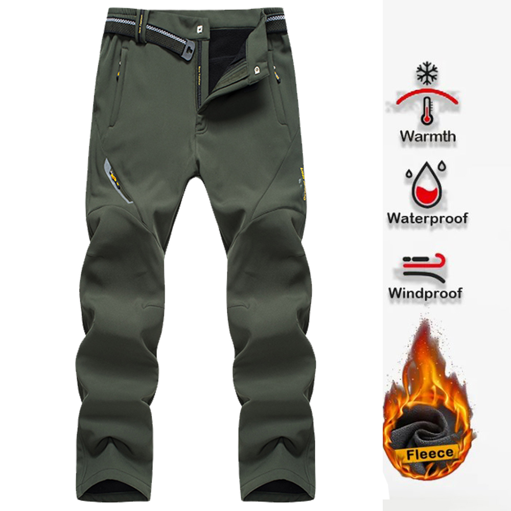 Winter Clothing Hiking - Męskie spodnie turystyczne Softshell spodnie outdoorowe