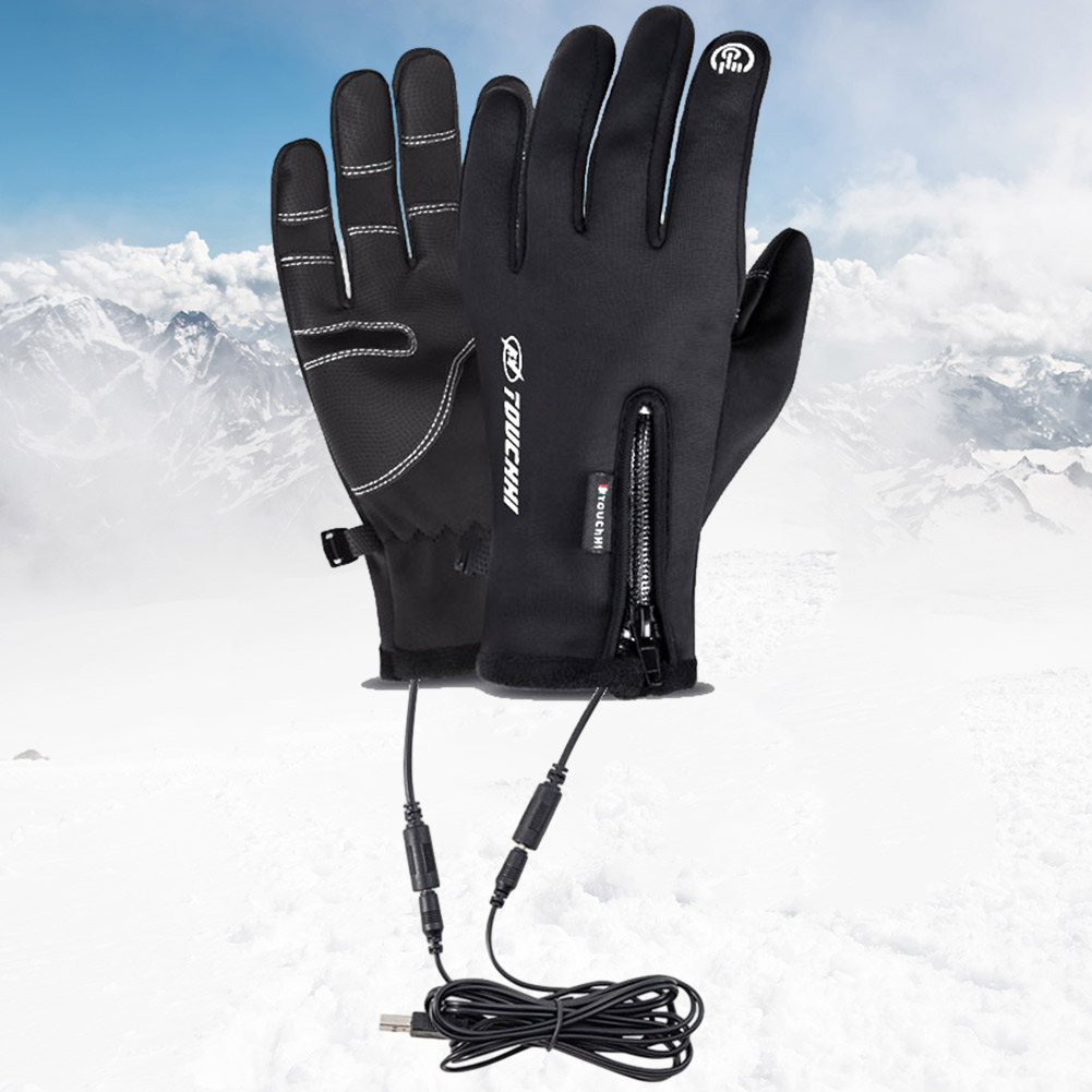 Heated Gloves Electric - Rękawice ekran dotykowy USB elektryczne podgrzewane