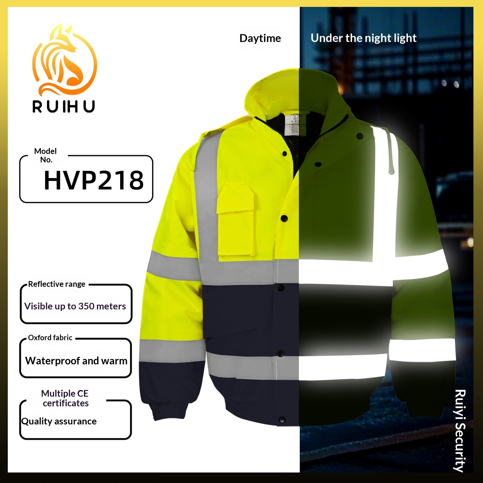 Winter Clothing Pk - Zimowa kurtka męska o wysokiej widoczności,