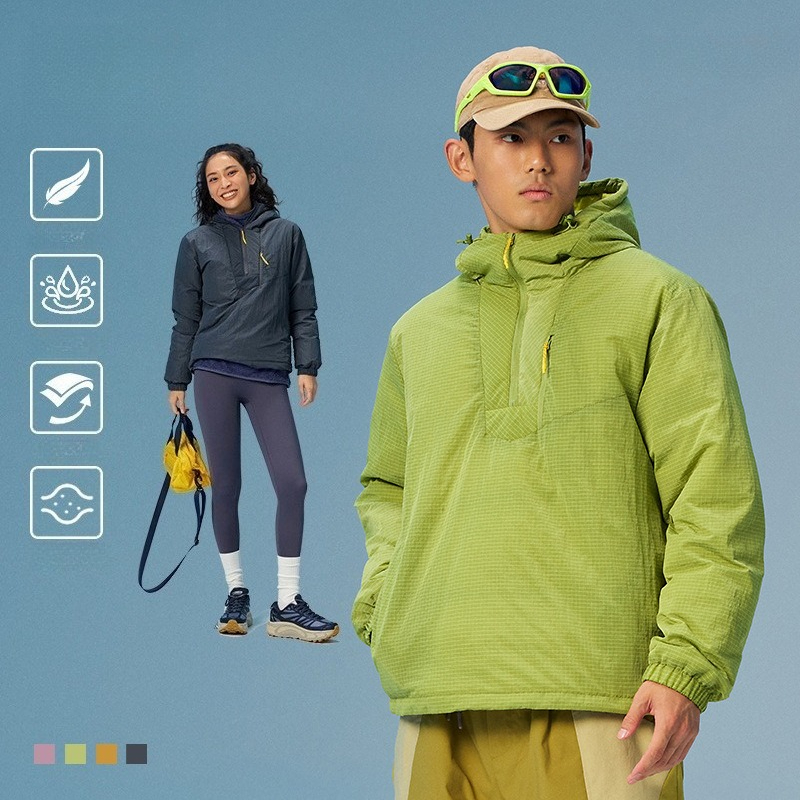 Unisexowa kurtka z kapturem na – Winter Clothing Hiking recenzja i cena